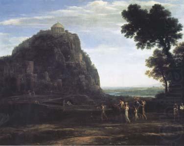 Claude Lorrain View of Delphi with a Procession (mk17) china oil painting image